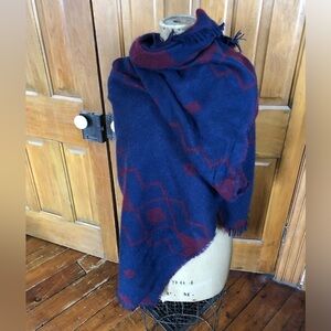 Aztec Print Blanket Scarf